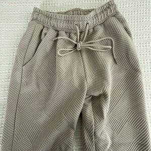 See and Be Seen Gray Textured Lounge Pants